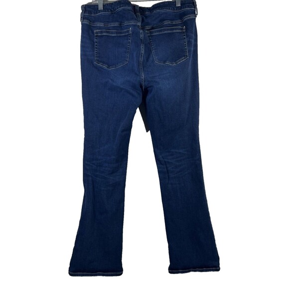 TORRID Size 14 R Mid Rise Slit Boot Blue Denim Jeans Super Soft - Picture 5 of 12